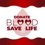 happy world blood donor day red white background social media de