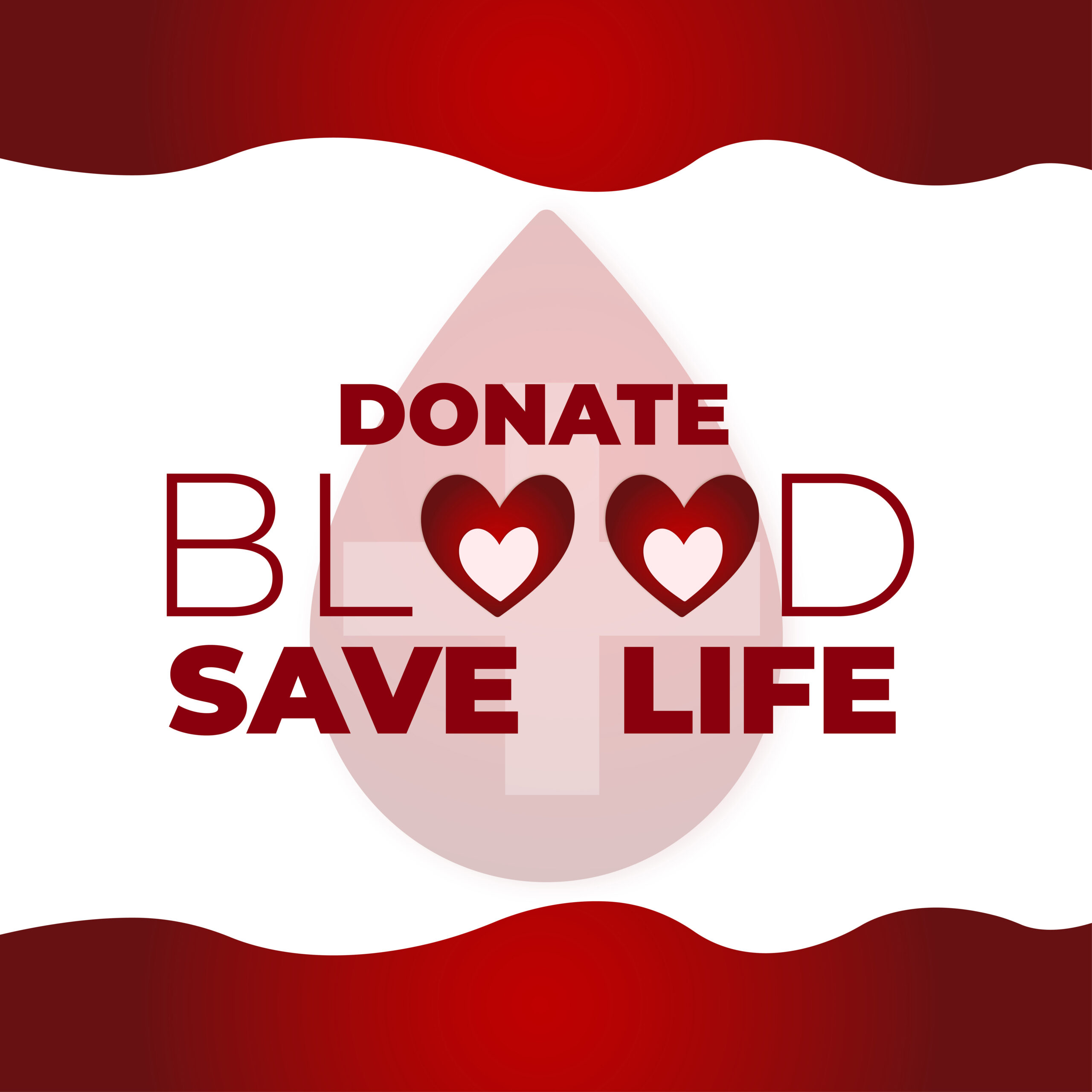 Slippery Rock Rotary to Sponsor Community Blood Drive on Wednesday, June 3 happy world blood donor day red white background social media de